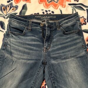 American Eagle Outfitters High Rise Blue Jeans